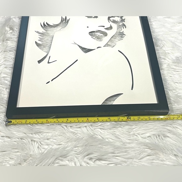 Marilyn Monroe Laser Cut Metal Wall Art Decor Marilyn Monroe Artwork 20" x 16" - Picture 9 of 12